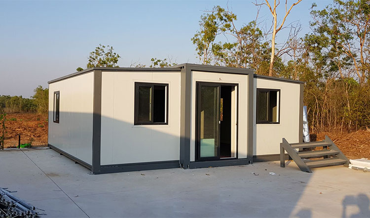 expandable folding container house