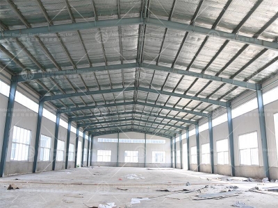 construction steel material warehouse
