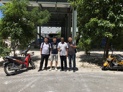 زيارة العملاء في جزر المالديف